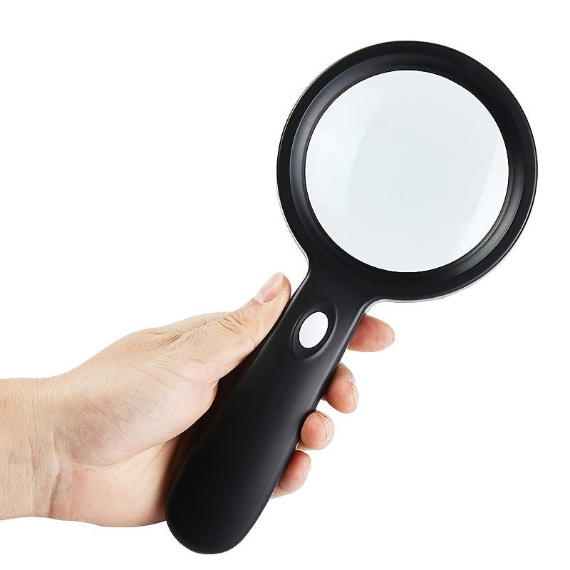 10X Handheld Magnifying Glass with 12 LED Lights for Enhanced Reading Visibility 7