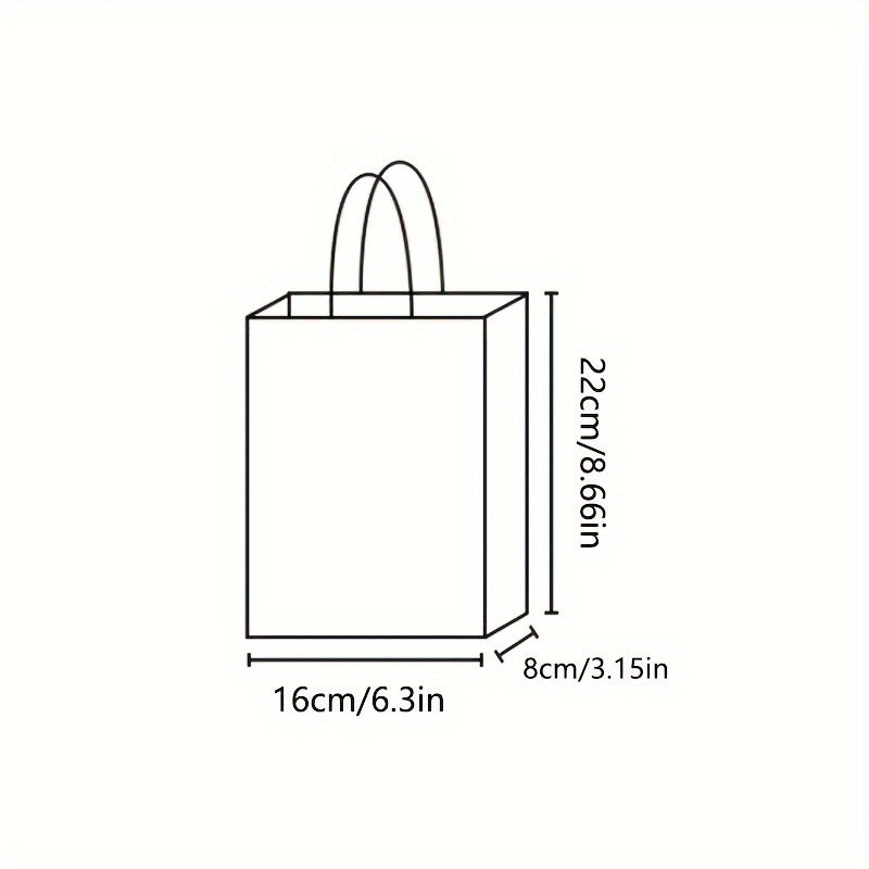 PARTYBAG - Multi-Size Kraft Paper Bags 50/100pcs for Halloween, Birthday, and Gift Use