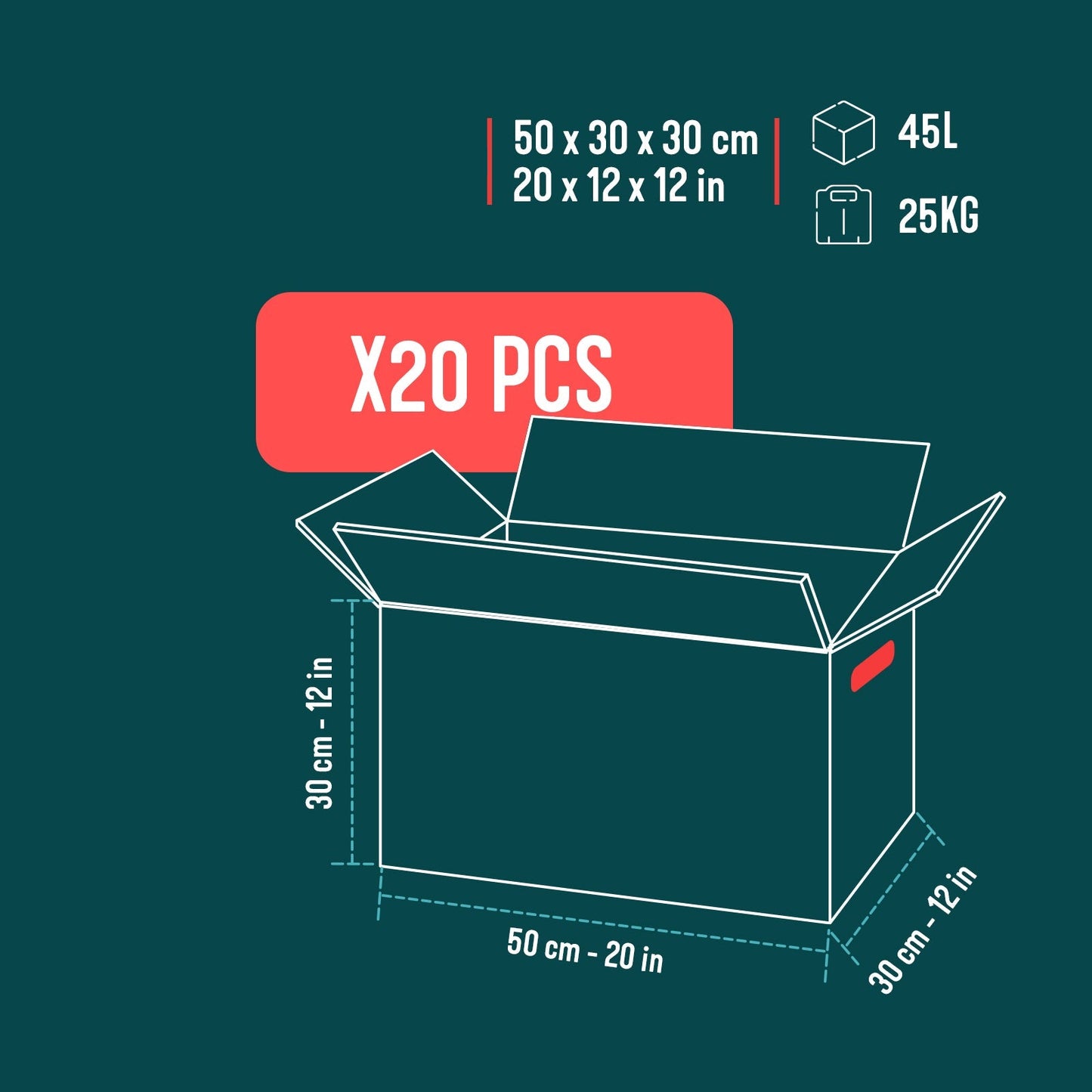 STOREMOVE – Large Capacity Storage Boxes for Moving and Organization