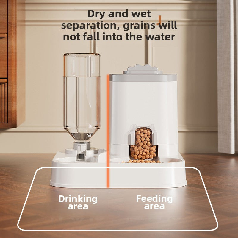 AQUAFEED - Durable Automatic Pet Hydration & Feeding Station, Easy to Clean