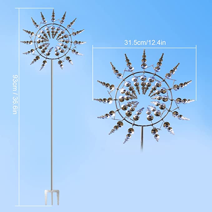 WINDORA – Handgefertigter magischer Garten-Windspinner