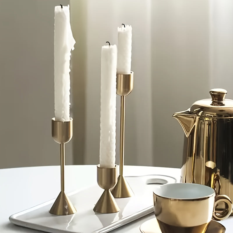 METALLICA TRIO – 3-Piece Contemporary Candle Holder Set