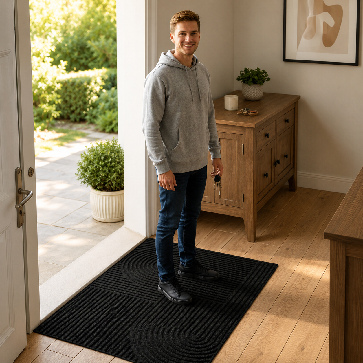 FLOWDRY – Absorbent Floor Mat for Everyday Comfort and Clean Spaces