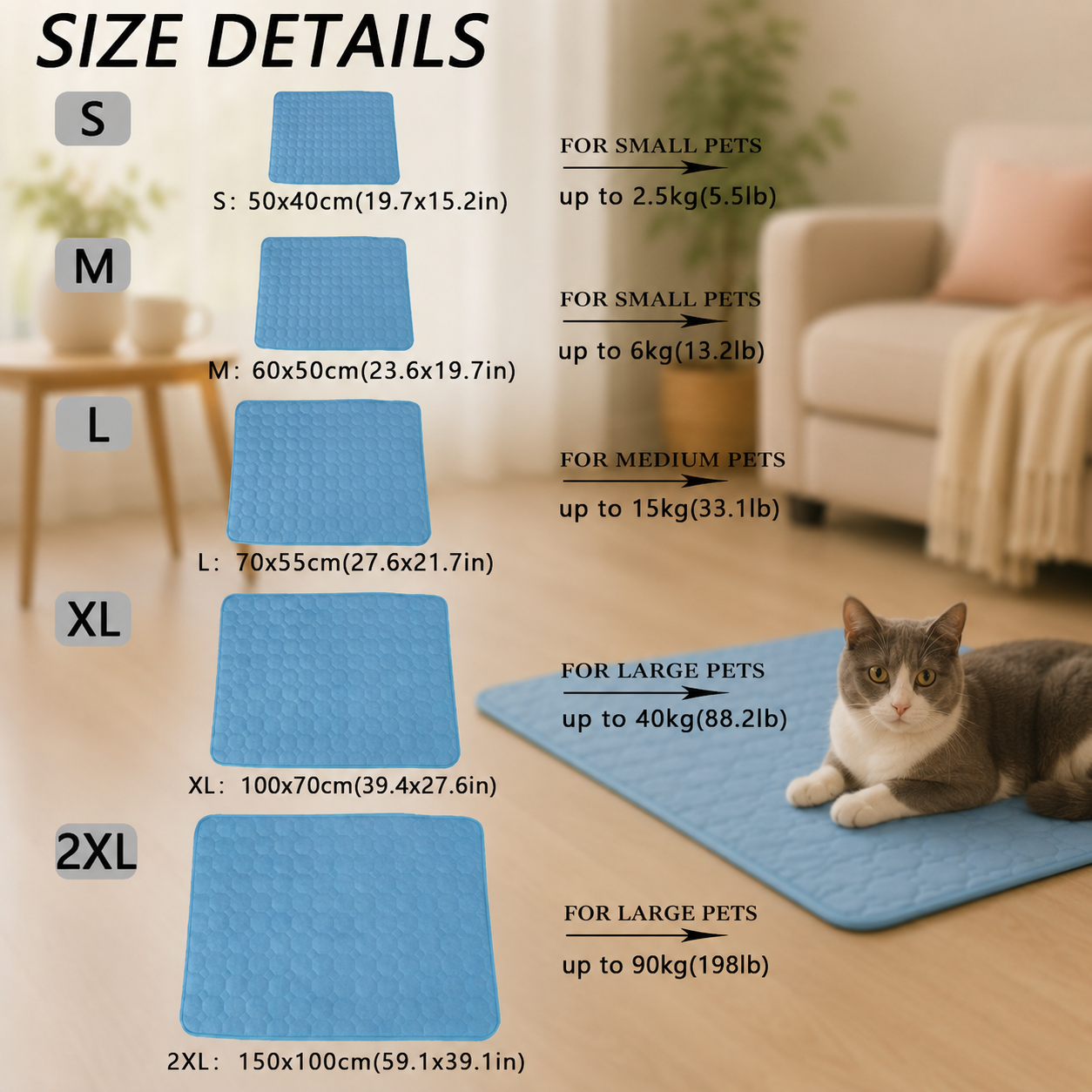 PETBREEZE – Cooling Resting Mat for Everyday Pet Relaxation