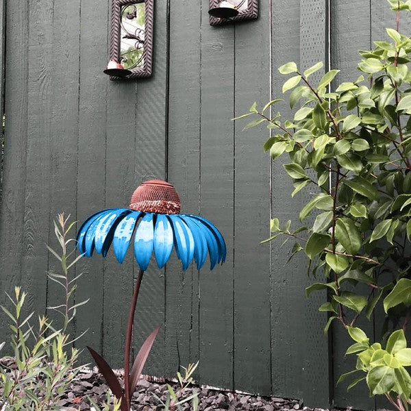 Coneflower Bird Feeder - Durable Metal Design, Weather Resistant, Easy Refilling 6
