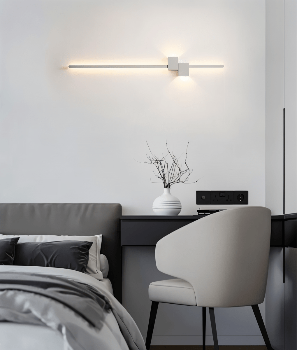 Minimalist LED Wall Light - Modern Sconce for Indirect Lighting & Home Decor 8