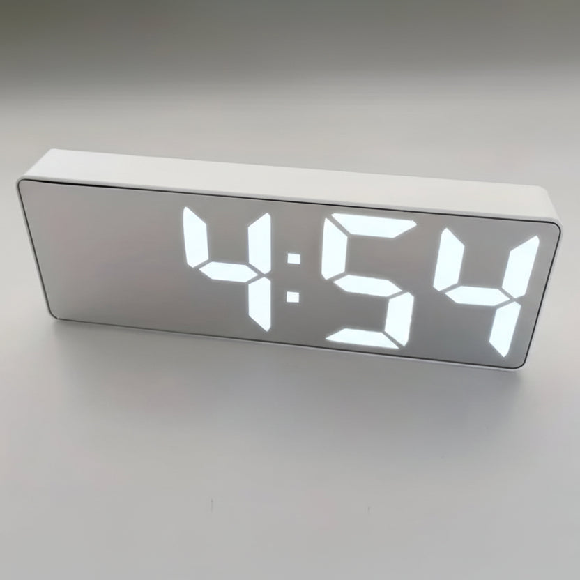 Modern LED Digital Alarm Clock with Adjustable Snooze & Dual Power Modes 8