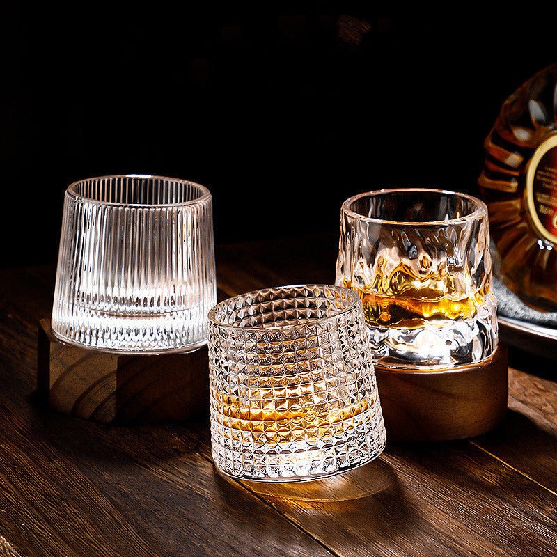 Premium Crystal Whiskey Glass Set - Rotatable Design for Enhanced Aroma, Perfect for Bourbon and Scotch Lovers 8