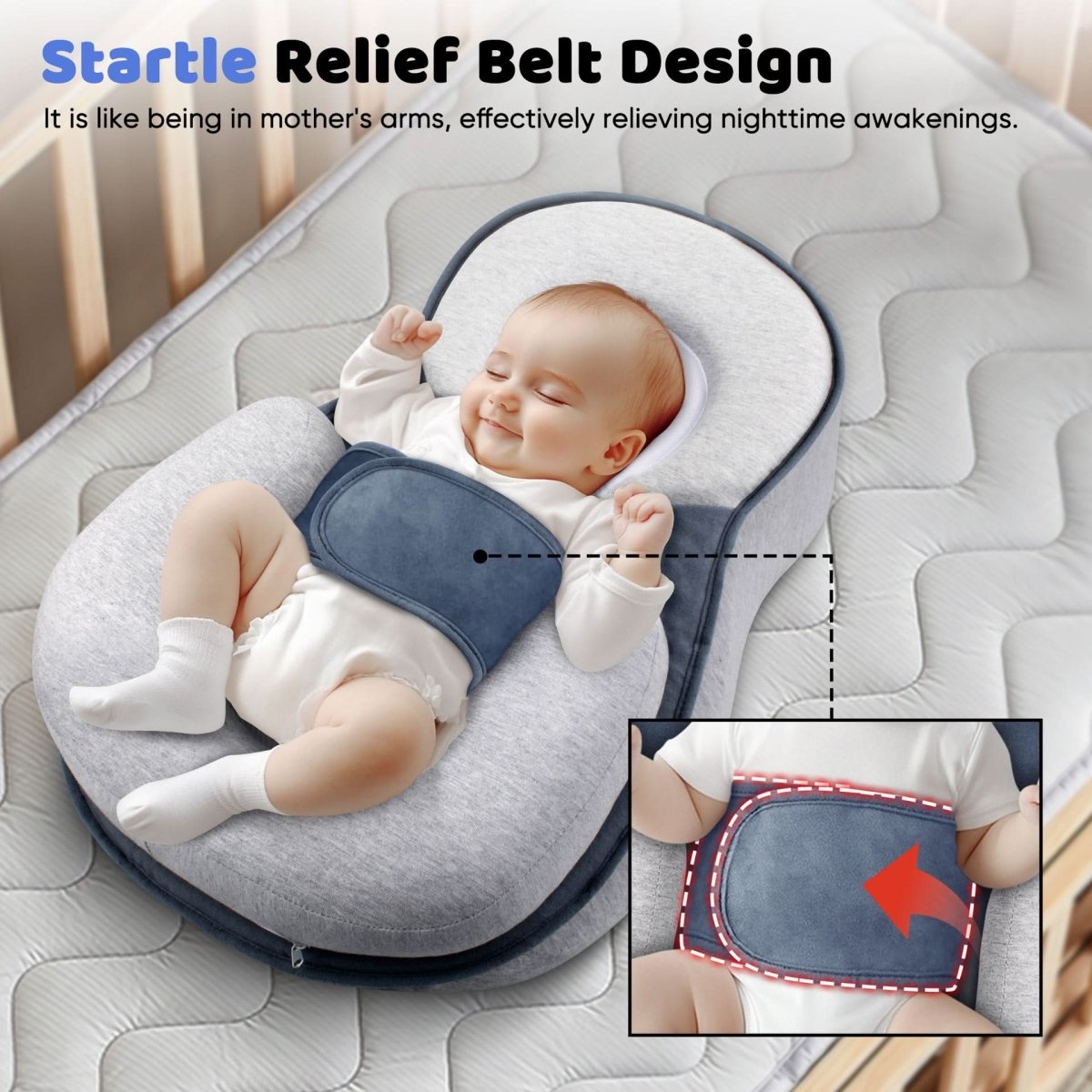 NURSENEST – Baby Pillow – Gentle Positioning for Everyday Comfort