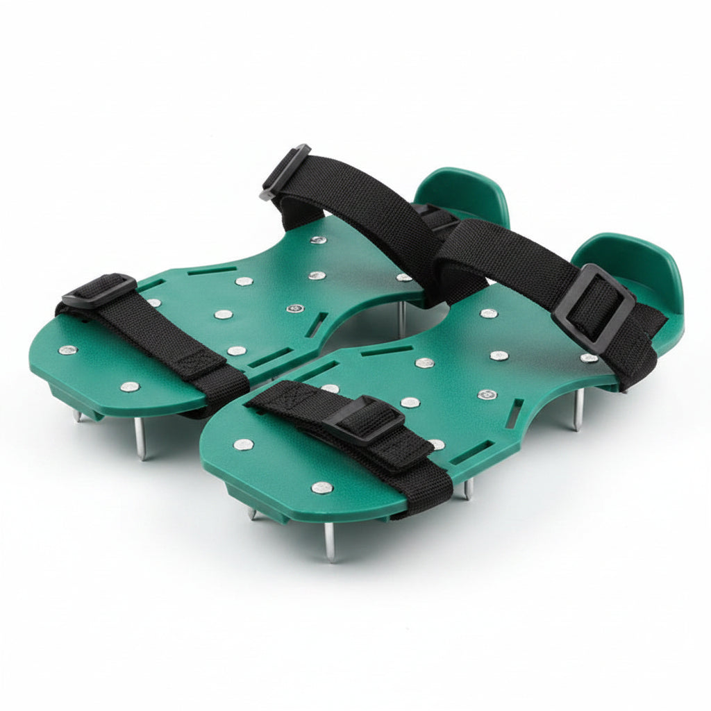 GardenPro - Spikeschuhe zur Rasenbelüftung für gesünderen Graswuchs