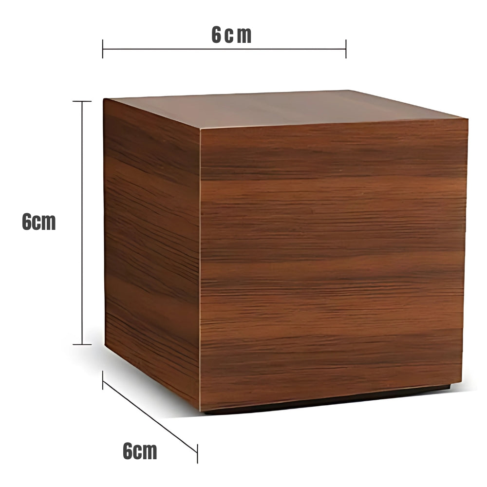 Sleek Cube Digital Alarm Clock with Temperature Display & Snooze Function 6