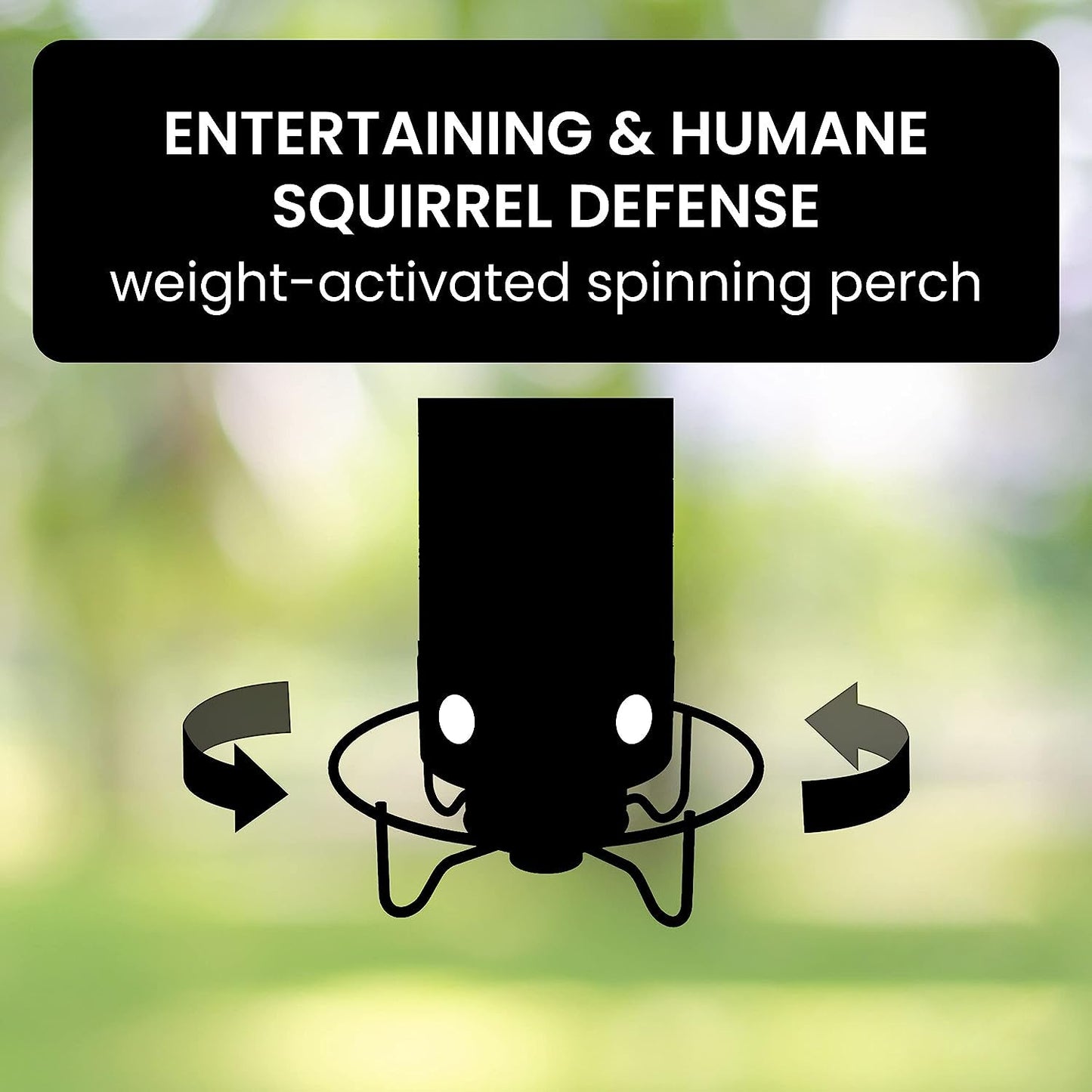 Squirrel Proof Bird Feeder - Weight-Activated Perch, Durable Metal Design, 5 lb Capacity 7