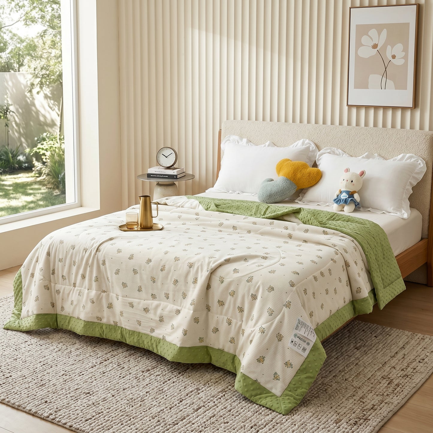 BLOOMCOOL – Floral Summer Quilt for Breathable Sleep