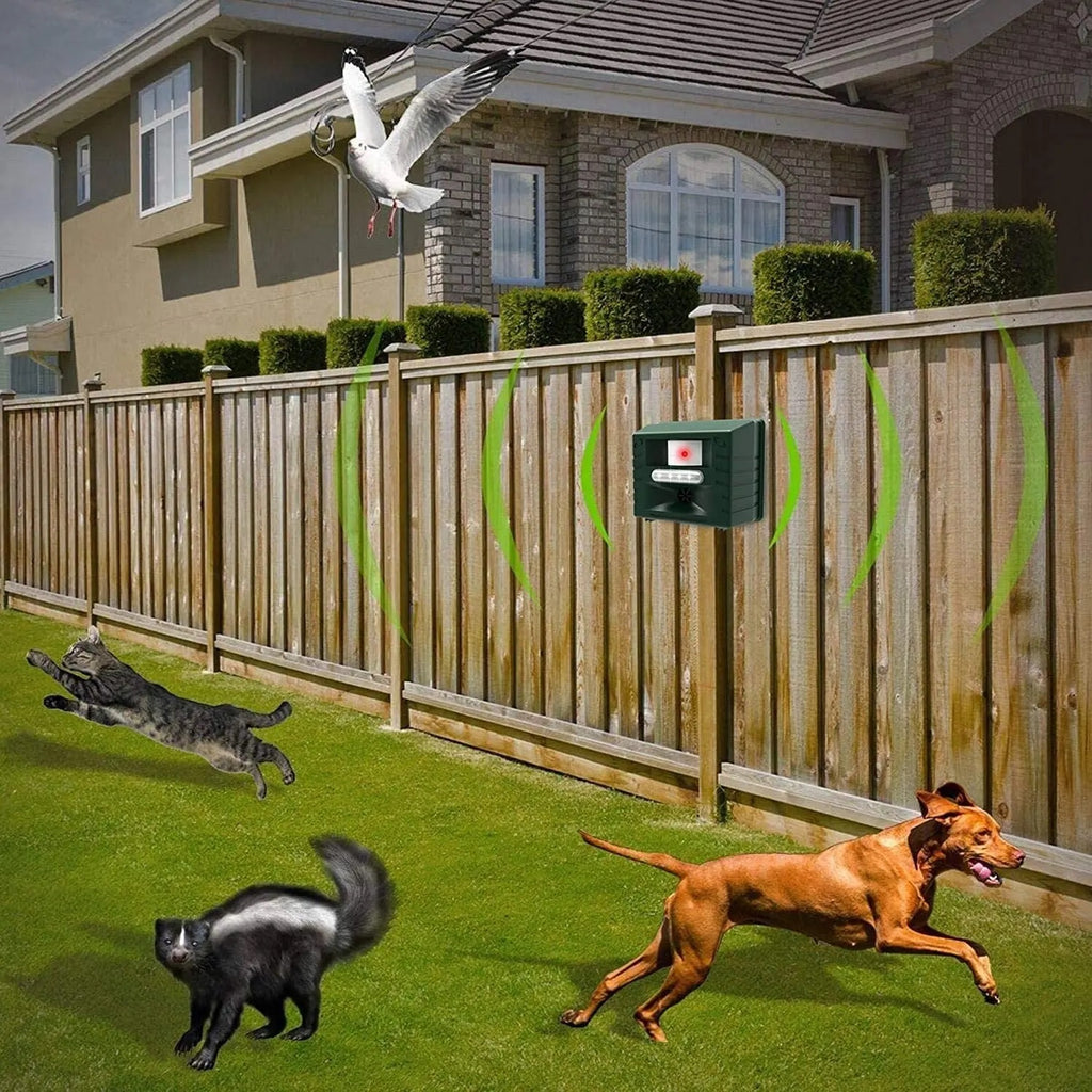 Ultrasonic Bird Repeller - Effective Woodpecker Deterrent Device for Gardens 6