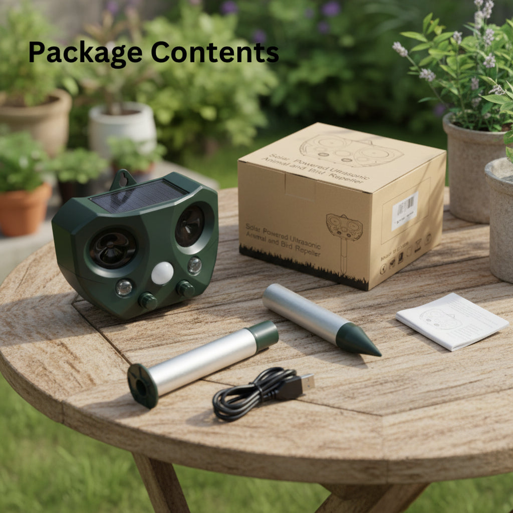 VERMINEX – Pest Repeller – Intelligent Ultrasonic Motion Protection