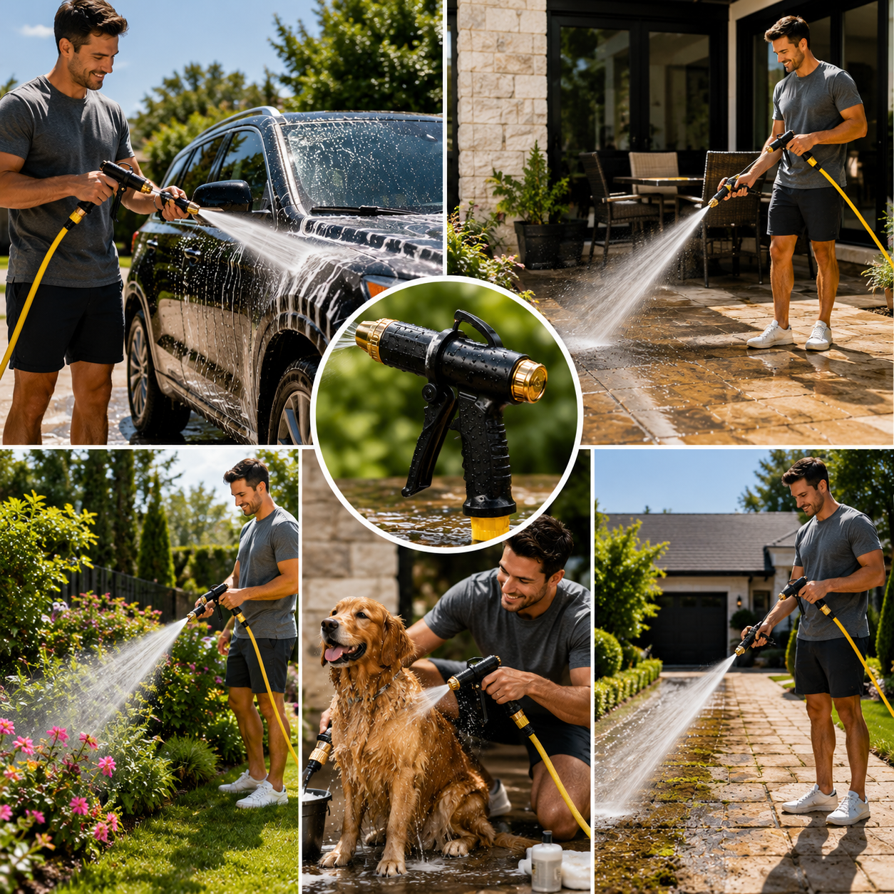 AQUAFORCE – Hochdruck-Garten- und Autowasch-Wasserstrahler