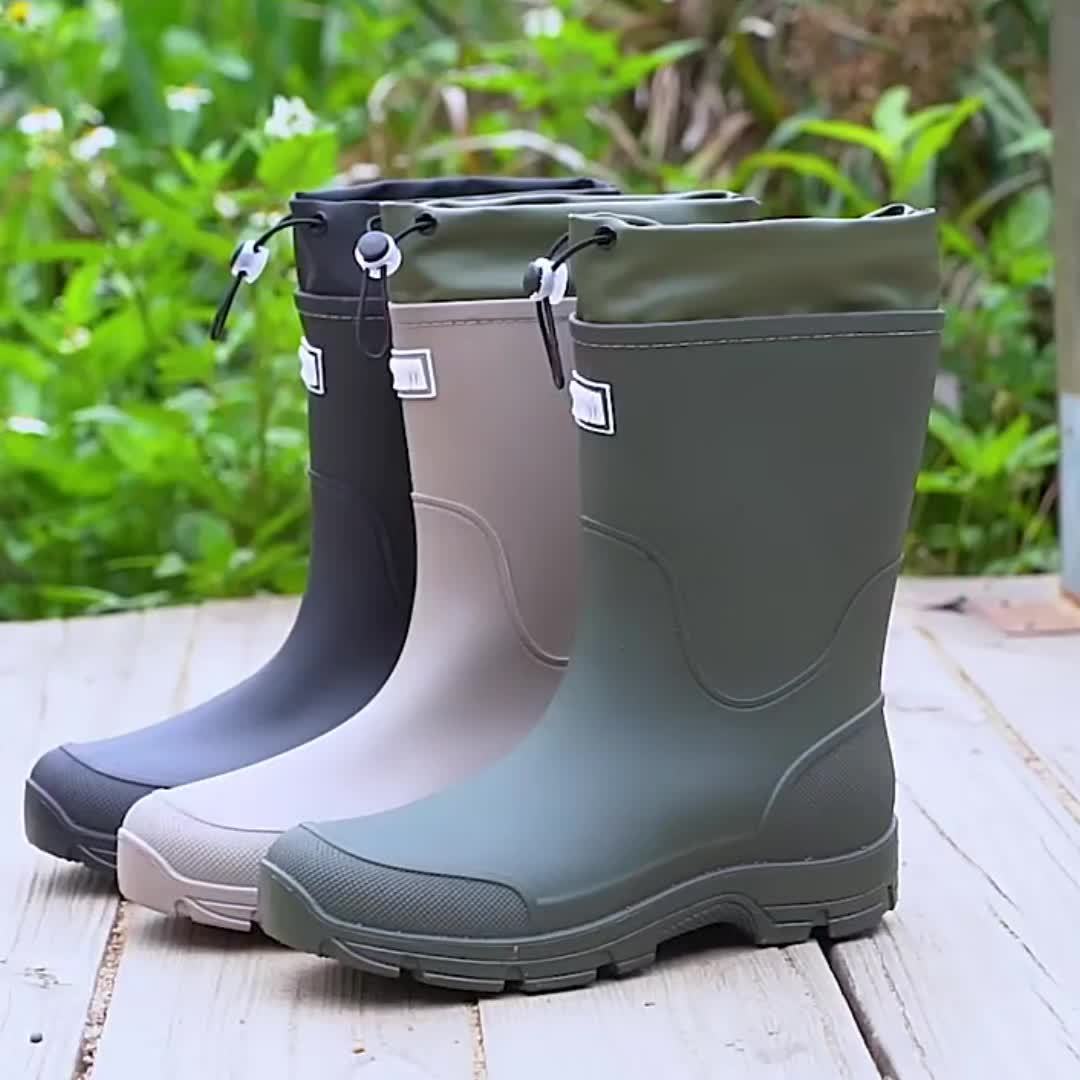 RAINSTEP – Durable Mid-Calf Waterproof Boots for Men & Women