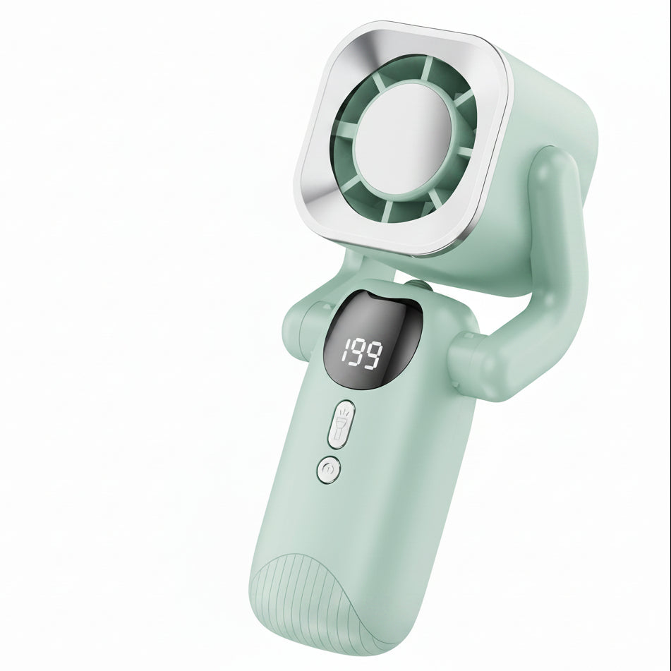 BREEZEVEX – Tragbarer Ventilator mit langlebigem Akku für Reisen und Arbeit