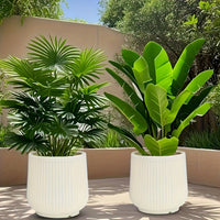 NORDILUX SET – Modern Decorative Planters for Elegant Indoor Plant Display