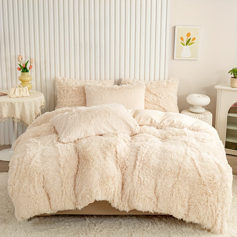 HUECOMFY – Multicolor Polyester Duvet Cover Set