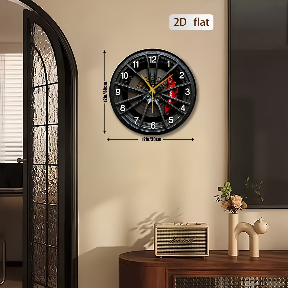 AUTODIAL – Modern Car-Themed 2D Wall Clock for Enthusiasts
