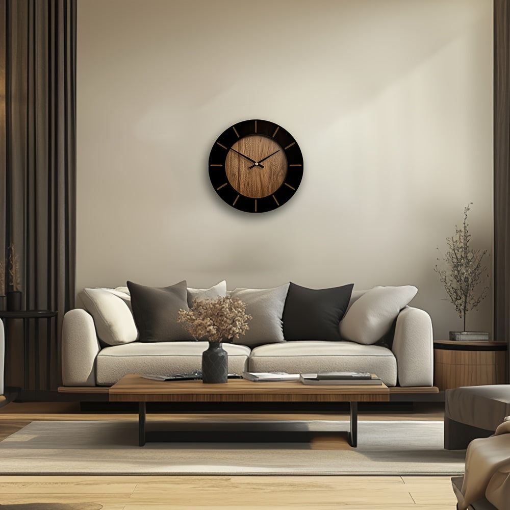 TIMBERMUSE CLOCK – Elegant Silent Wooden Wall Clock