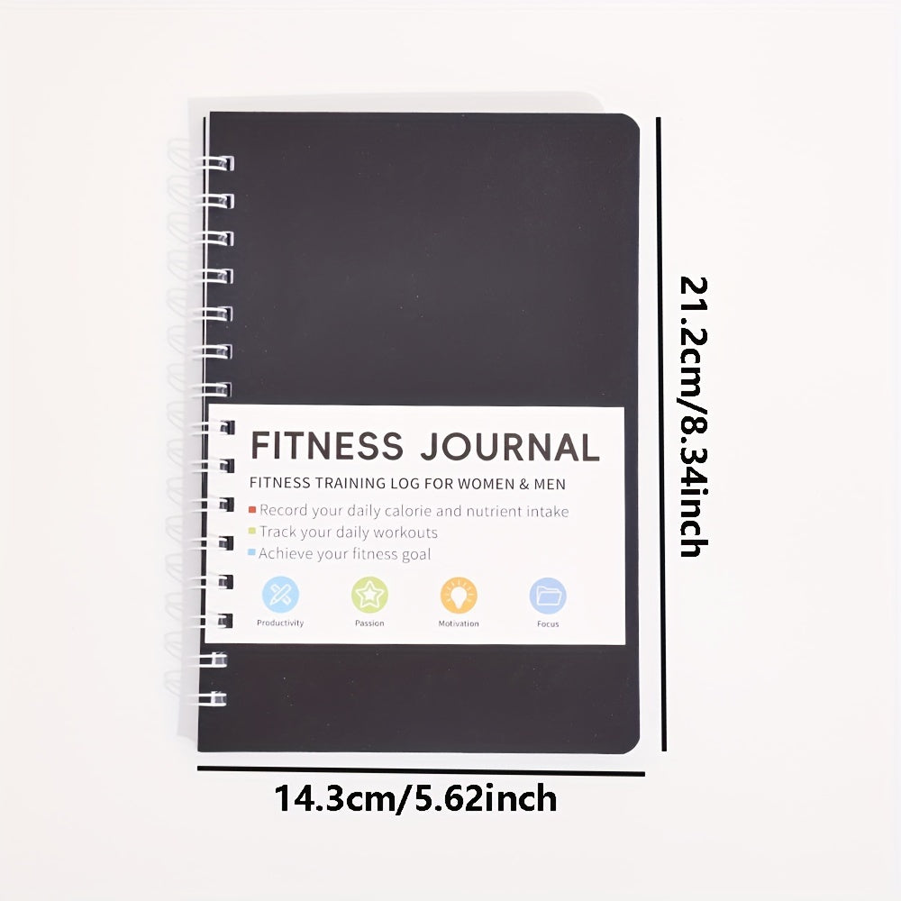 FITTRACK JOURNAL – Undated Fitness Planner & Meal Tracker for Daily Organization