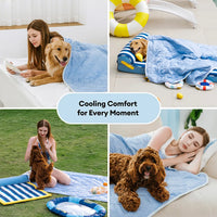 COOLFLOW – Double Sided Cooling Blanket for Dogs and Cats