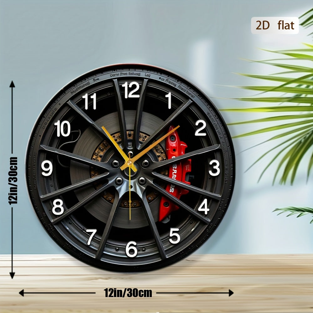 AUTODIAL – Modern Car-Themed 2D Wall Clock for Enthusiasts