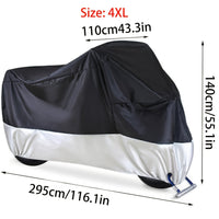 MOTORVAULT - Premium Outdoor/Indoor Scooter & Bicycle Cover, Lockable Design