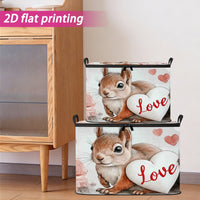 SQUIRRELBOX – Valentine Storage Bin for Cute Room Organization