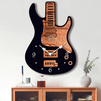 MELODYTIME – Artistic Guitar Wall Clock for Music Lovers