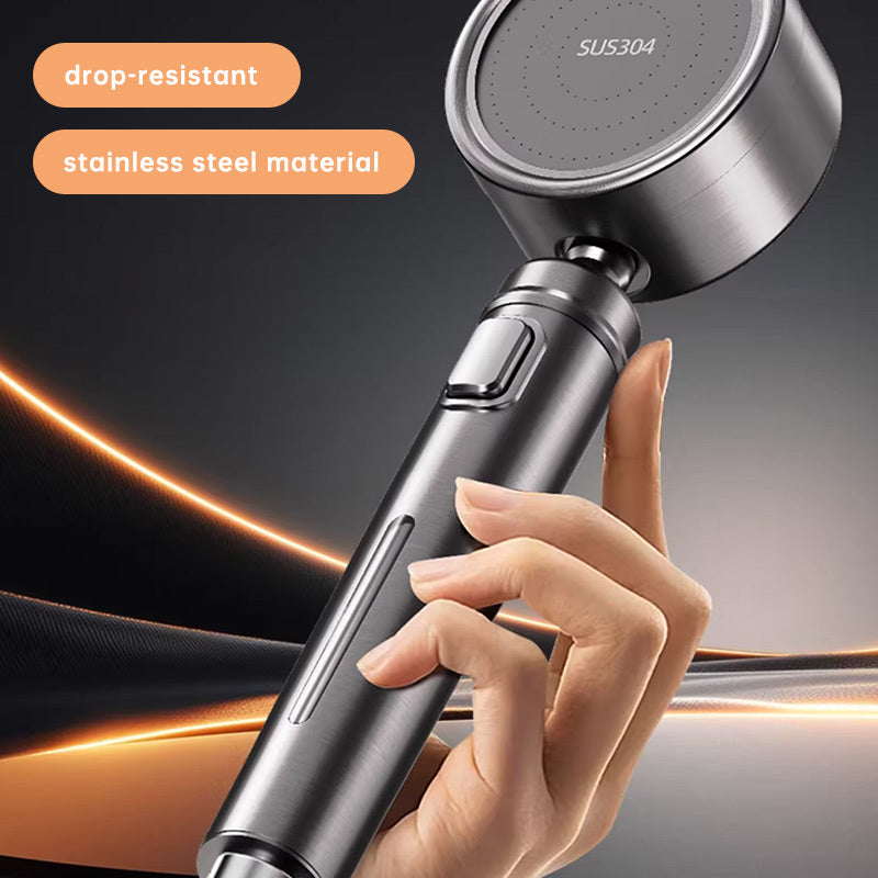 STEELRAIN – Powerful Stainless Steel Handheld Shower Head