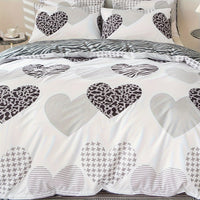 VIVAPRINT – 3pcs Multicolor Pattern Duvet Cover Set