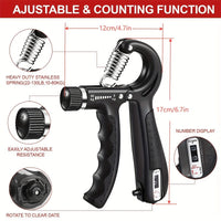 GRIPMASTER KIT – 5-Piece Hand & Forearm Strength Trainer