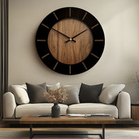 TIMBERMUSE CLOCK – Elegant Silent Wooden Wall Clock