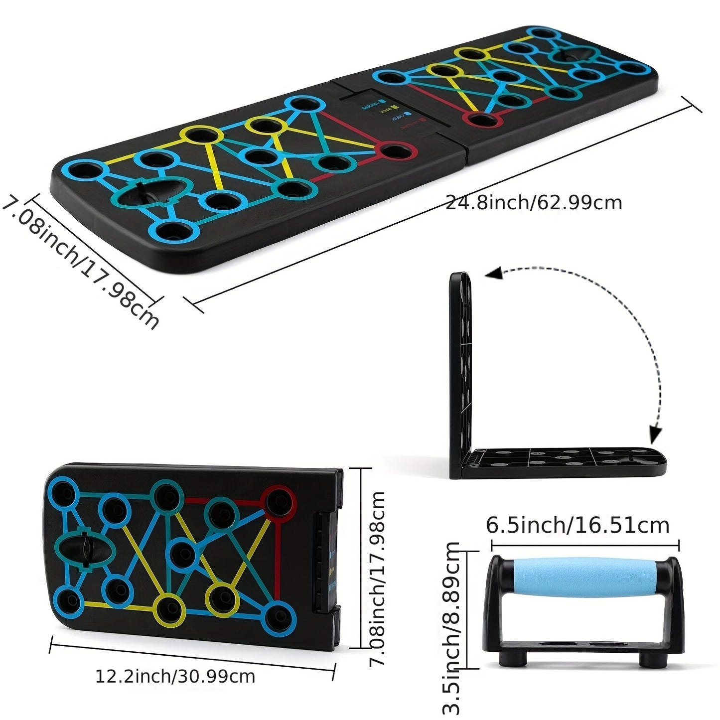 MULTIPUSH PRO – Multifunctional Strength Training Board for Home Gym Workouts