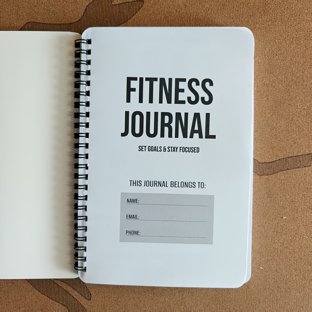FITLOG – Compact Workout Journal for Tracking Progress and Fitness Goals