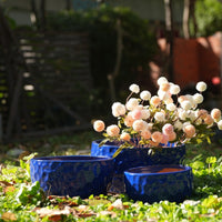 COBALTHAVEN – Vintage Handmade Ceramic Planter Set