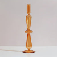 AURAVINE - Minimalist Glass Candle Holder Vase Decorative Art Piece
