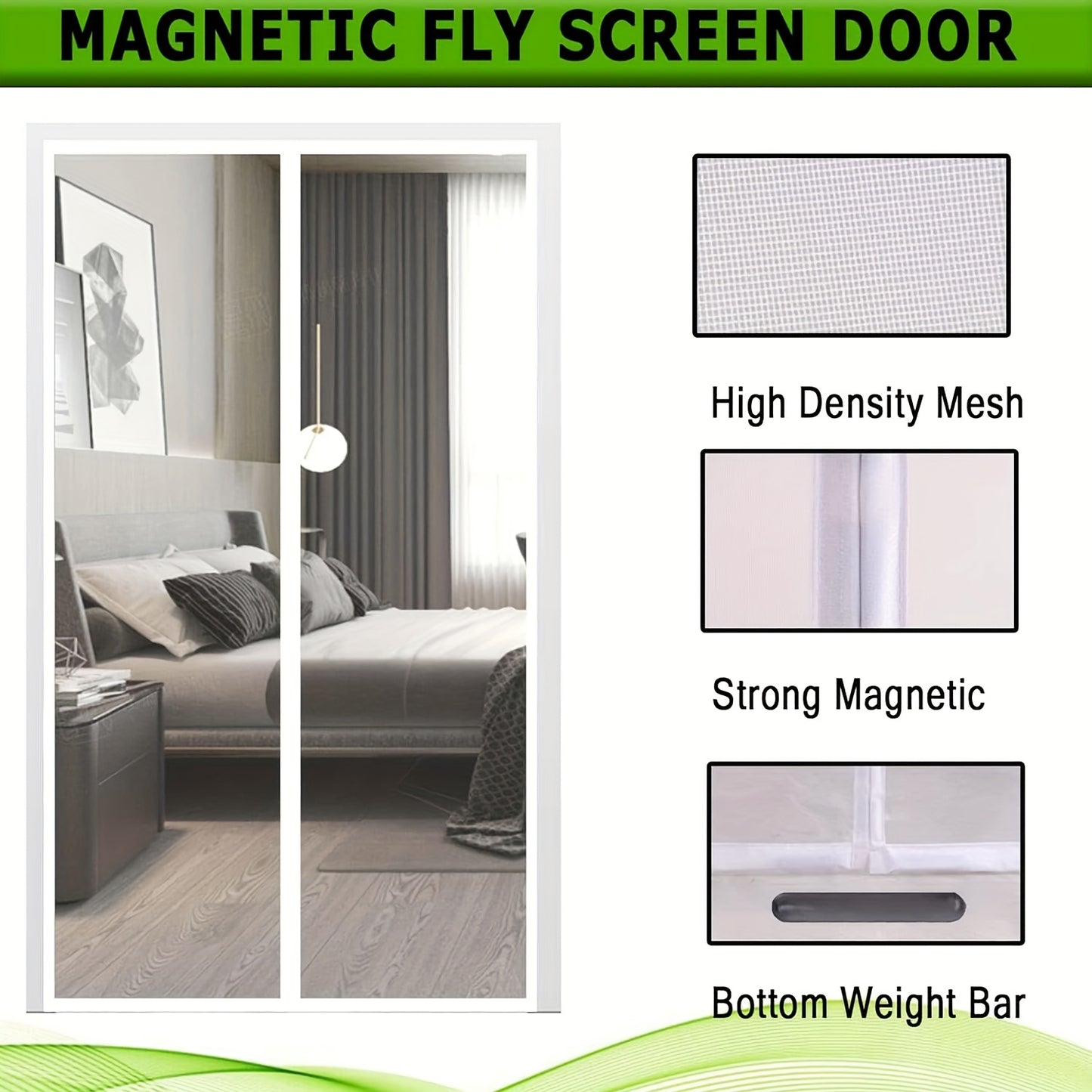 MOSQUILOCK – Magnetic Fly Screen Door Curtain