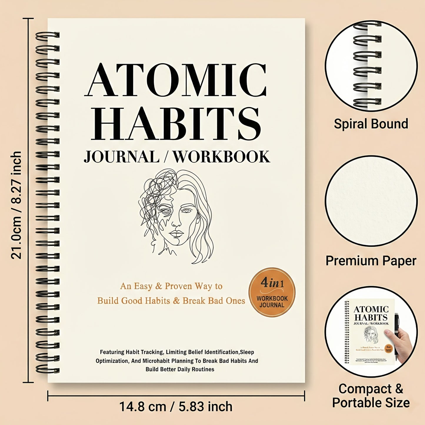 GROWTHPATH – Structured Habit-Building Workbook & 21-Day Success Planner