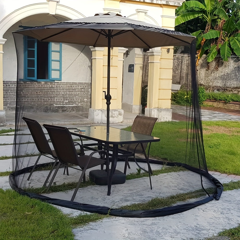 NETPARASOL – Outdoor Umbrella Mosquito Net Tent