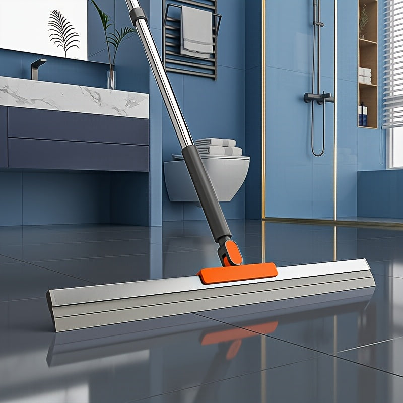 AQUAMOP - Water & Dust Scraper Broom for Bathroom, Glass, and Floors