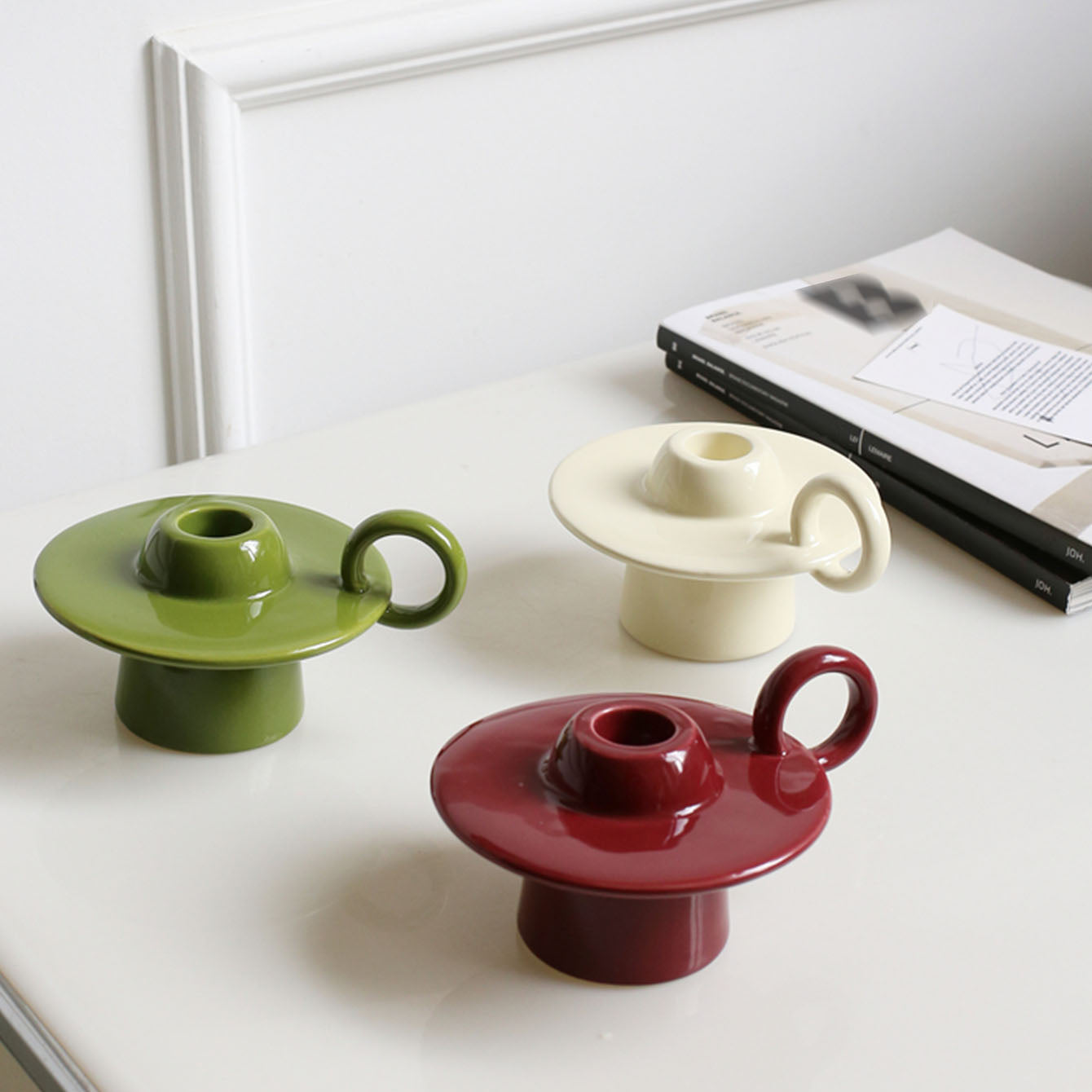 ORBITA CERAM – Vintage UFO Candle Stand