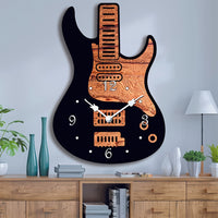 MELODYTIME – Artistic Guitar Wall Clock for Music Lovers