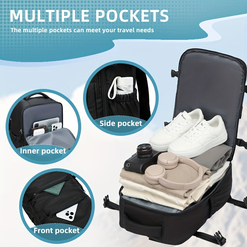 PACKSMART - Travel Vacuum Backpack Set for Men, Women, and Students