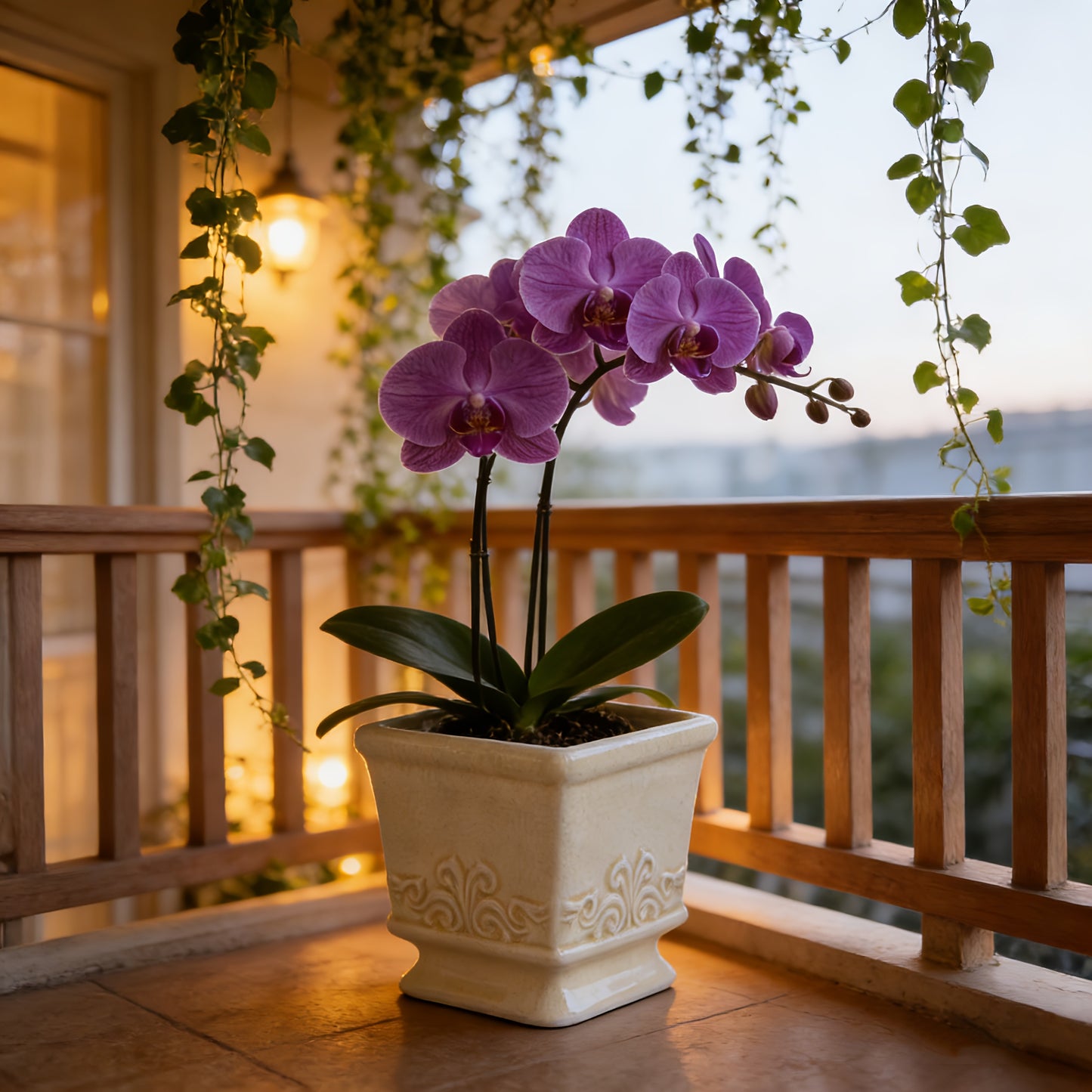 CERABOX – Vintage Ceramic Planter for Elegant Indoor Plant Display