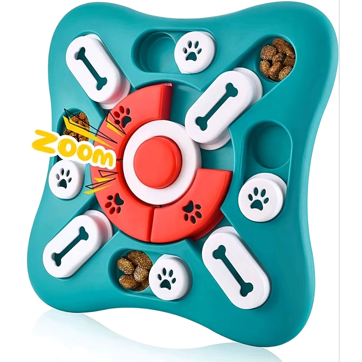 BRAINFETCH PUZZLE – Interactive IQ Slow Feeder for Dogs