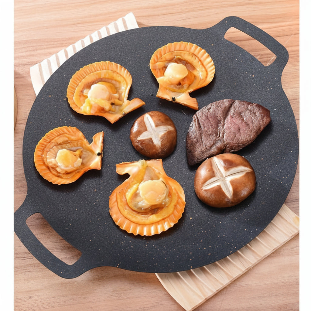 IRONFLAT – Versatile Non-Stick Skillet for Indoor Cooking & Outdoor Grilling